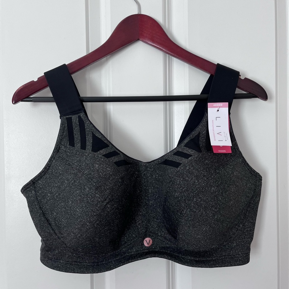 Cacique Max Support Underwire Sports Bra 40DDD